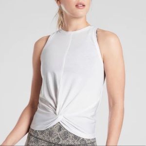 NWT Athleta Essence Twist Tank - white